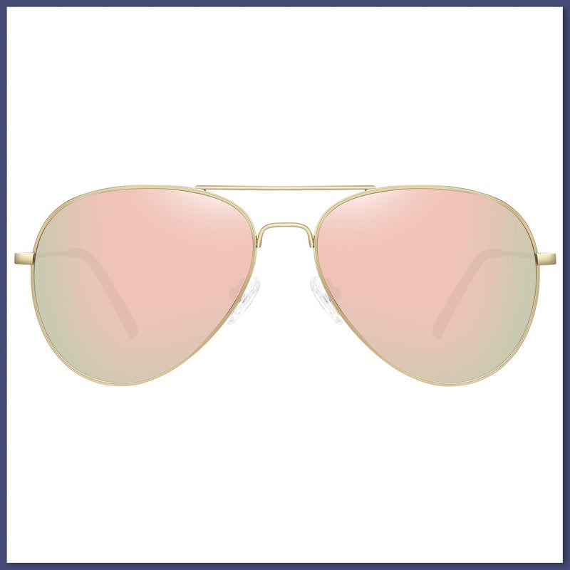 WOWSUN Classic Polarized Aviator Sunglasses for Women Men - Image 5